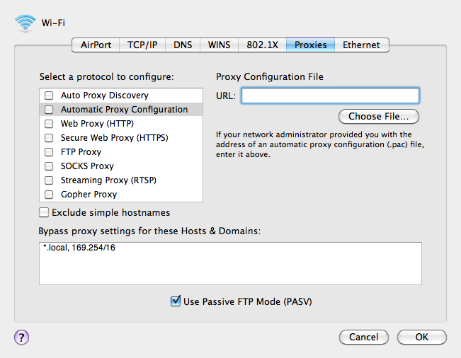disable proxy server on mac network settings commandline