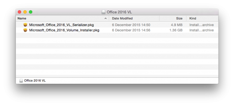 office 2019 volume license serializer mac